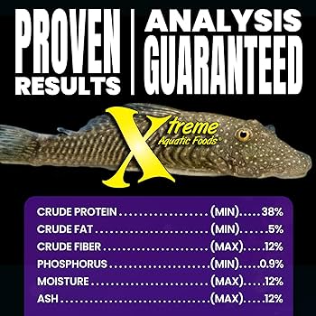 Xtreme Scrapers Wafers - 14mm Fast-Sinking Fish Food - 5oz - Catfish, Plecos, Loaches