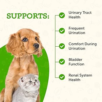 Animal Essentials Tinkle Tonic - Herbal Urinary Tract Support for Dogs & Cats - 2 fl oz
