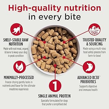 Nulo Freestyle Freeze-Dried Raw Beef & Apple Dog Food, 18 oz