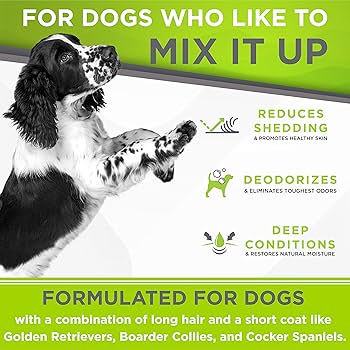 TropiClean PerfectFur Combination Coat Dog Shampoo - 16 oz - For Long & Short Fur Breeds