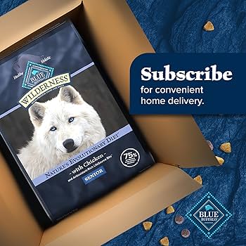 Blue Buffalo Wilderness Senior High Protein Chicken Dry Dog Food 24 lb