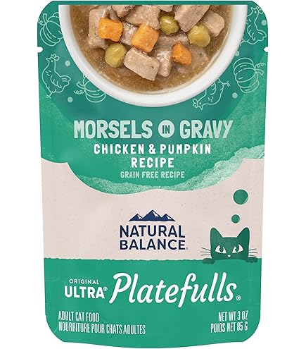 Natural Balance Platefulls Turkey, Chicken & Duck in Gravy Cat Food, 3 oz Pouch