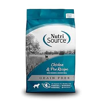 NutriSource Grain Free Chicken & Pea Formula Dog Food 30 Lbs
