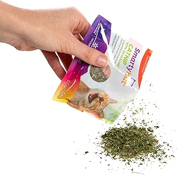 SmartyKat Catnip & Silvervine Blend - Cat Attractant, 0.5 oz Resealable Pouch