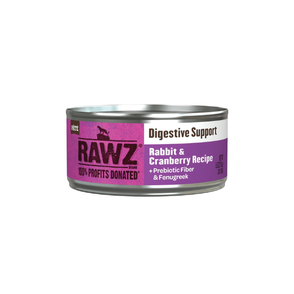 RAWZ Digestive Support Rabbit & Cranberry Canned Cat Food 5.5oz