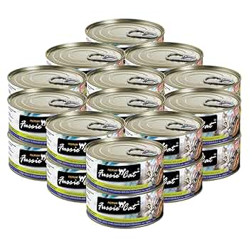Fussie Cat Premium Tuna with Threadfin Bream in Aspic Grain-Free Wet Cat Food, 2.82 oz Can