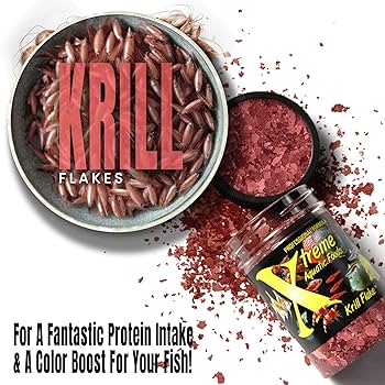 Xtreme Krill Flakes | Premium Fish Food for Tropical Fish Aquariums (1oz)