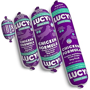 Lucy Pet Chicken Formula Dog Food Roll - 1 lb, Semi-Moist & Meaty