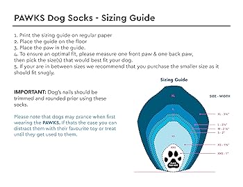 RC Pet Products Pawks Dog Socks - XS - Assorted Colors