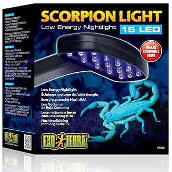 Exo Terra Scorpion Light - 15 LED - Reptile & Invertebrate Night Light