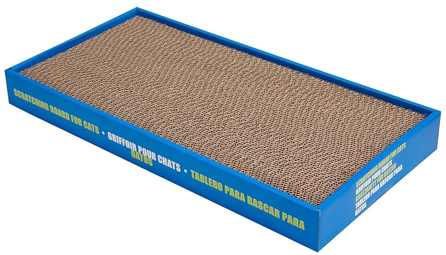 Catit Cat Scratcher with Catnip, Wide Cat Board