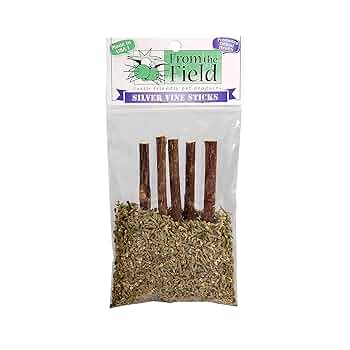 From The Field Silver Vine Sticks Cat Toy - Natural Catnip Alternative & Dental Chew
