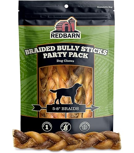 Redbarn Chew-A-Bulls Brush Dental Dog Treats Small, 24 Count