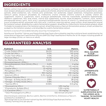 PureVita Salmon and Potato Formula Dry Dog Food, 25 lb Bag