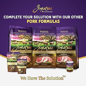 Zignature Pork Limited Ingredient Grain-Free Dry Dog Food, 25 lb