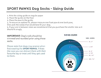 RC Pets Sport PAWks Dog Socks - Indoor/Outdoor Paw Protection - Charcoal Heather - X-Large