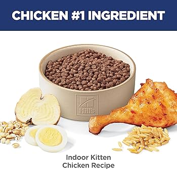 Hill's Science Diet Kitten Indoor Chicken Recipe Dry Cat Food, 7 lb Bag
