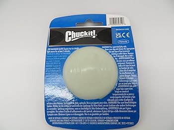 Chuckit! Max Glow Ball Small - Glow in the Dark Dog Toy