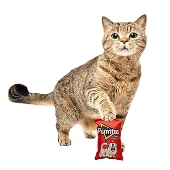 SPOT Ethical Products Fun Food Kitty Chips Assorted 5" Cat Toy with Catnip