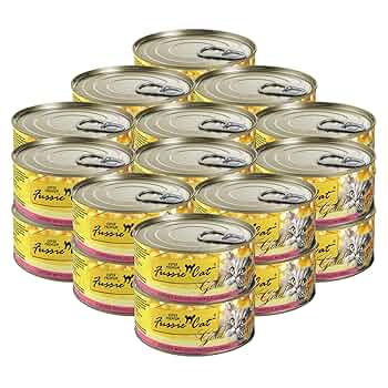 Fussie Cat Super Premium Chicken with Egg in Gravy Grain-Free Wet Cat Food, 2.82 oz Can (Case of 24 Available)