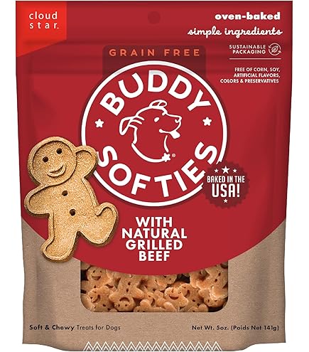 Cloud Star Wag More Bark Less Grain-Free Soft Chews - Aged Cheddar Dog Treats - 5 oz