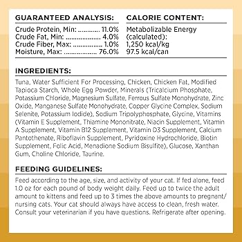 BIXBI Rawbble Tuna Pate Wet Cat Food - Grain Free, 2.75 oz Can (Single or Case of 24)