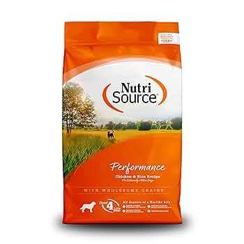 NutriSource Performance Dog Food - Chicken & Rice Formula - 40 lb Bag