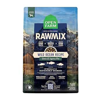 Open Farm RawMix Wild Ocean Recipe Dog Food, Grain-Free, 3.5 lb Bag