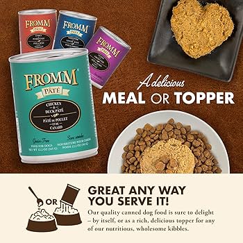 Fromm Chicken & Duck Pate Dog Food, 12.2 oz Can - Grain-Free Wet Food