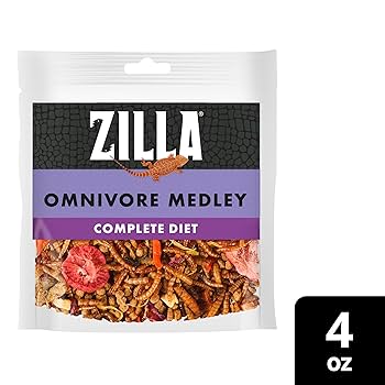 Zilla Omnivore Medley Diet - Reptile Food, 4 oz