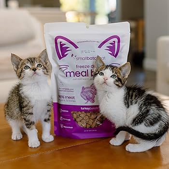 SmallBatch Cat Food Freeze Dried Meal Bites, Turkey, 10 oz