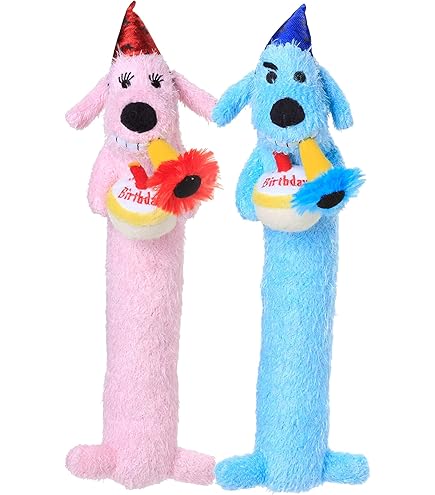 P.L.A.Y. Party Time Collection Bone Appetit Cake Plush Dog Toy - Squeaky, Eco-Friendly