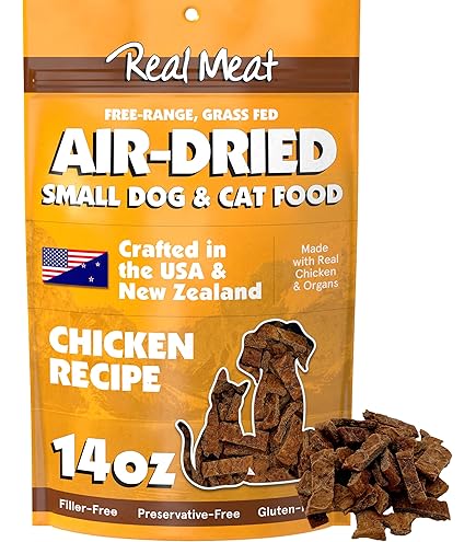 Real Meat Co Chicken & Venison Cat Treats - 3 oz Jerky, All Natural, Grain-Free