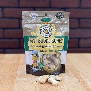 Exclusively Pet Best Buddy Bones Peanut Butter Flavor Dog Treats - 5.5 oz