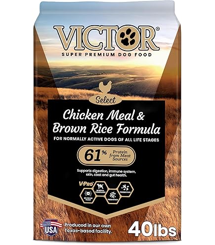 VICTOR Select Beef Meal & Brown Rice Formula Dry Dog Food, 40 lb