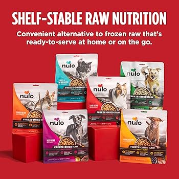 Nulo Freeze Dried Raw Dog Food - Chicken & Blueberries Recipe - 18 oz Bag