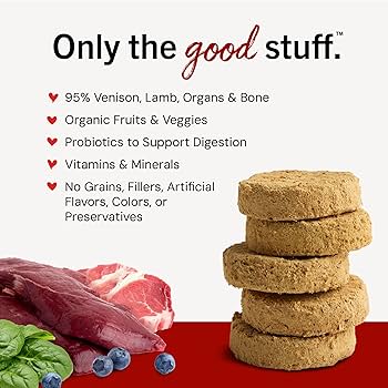 Stella & Chewy's Freeze-Dried Raw Venison Blend Dinner Patties Dog Food - 14 oz