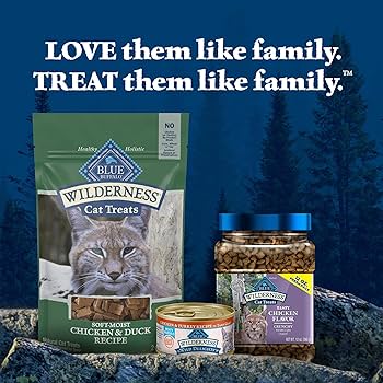 Blue Buffalo Wilderness Chicken & Duck Soft-Moist Grain-Free Cat Treats, 2 oz Bag