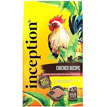 Inception Chicken Recipe Dry Dog Food, 4 lb Bag