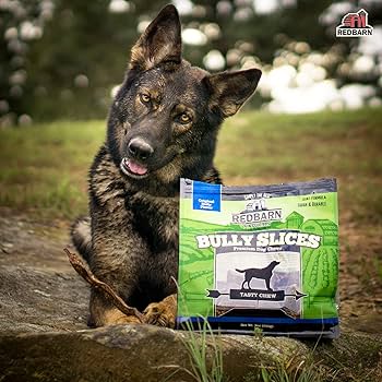 Redbarn Natural Bully Slices - Vanilla Flavor - Dog Treats - 9 oz Bag