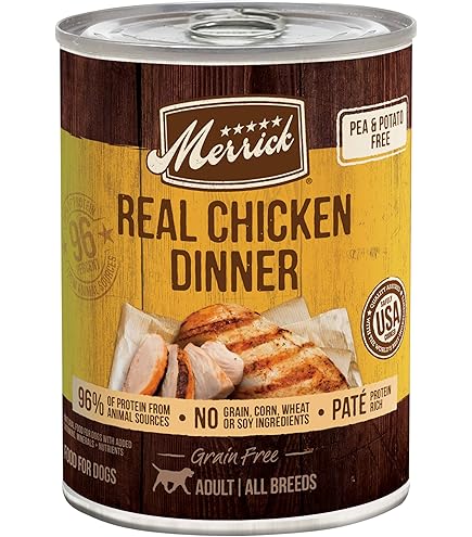 Merrick Backcountry 96% Real Chicken Grain-Free Wet Dog Food, 12.7 oz Can