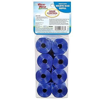 Four Paws Wee-Wee Odor Control Dog Waste Bags - Heavy Duty Refill Rolls, 120 Count
