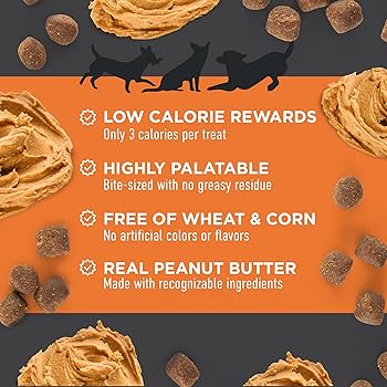 Cloud Star Dog Tricky Trainer Grain Free Chewy Peanut Butter 12oz