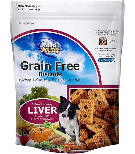 NutriSource Grain Free Whitefish Dog Biscuits - Crunchy Treats, 14 oz