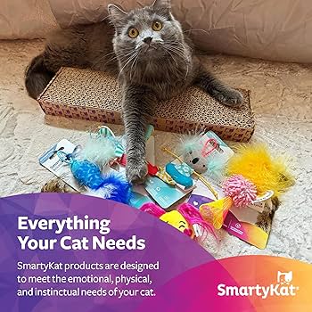 SmartyKat Instincts Prideful Player HappyNip Launch & Chase Cat Toy