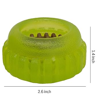 Starmark Everlasting Treat Sprocket - Small Dog Toy - Green