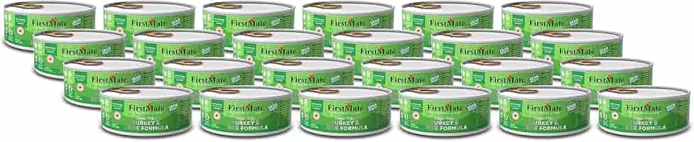 FirstMate Cat Food Grain Friendly Cage Free Turkey & Rice - 5.5 oz Can