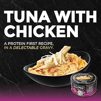 Fussie Cat Premium Tuna with Chicken in Gravy, 2.82 oz, Case of 24
