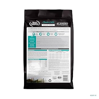 NutriSource Element Classic Catch Grain-Free Dry Cat Food, Haddock, Trout & Cod Blend, 4 lb