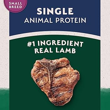 Natural Balance L.I.D. Lamb & Brown Rice Small Breed Dry Dog Food, 4 lb Bag